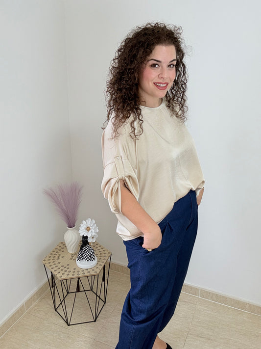 BLUSA SATEN
