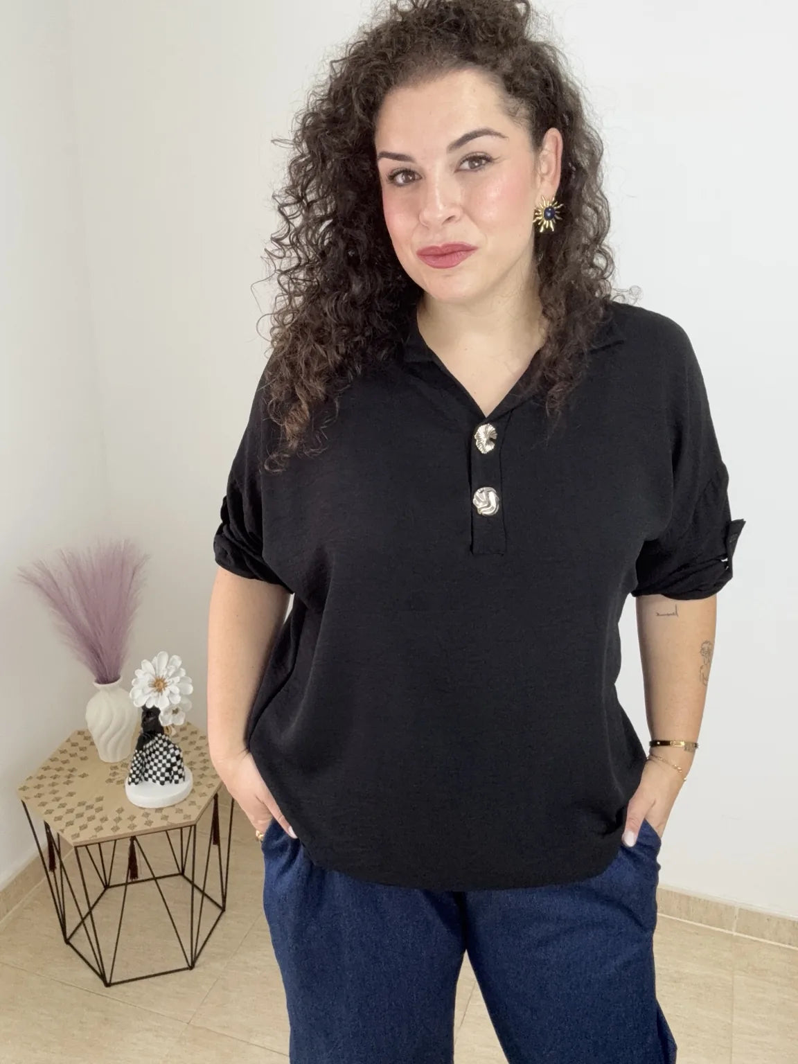BLUSA BOTONES