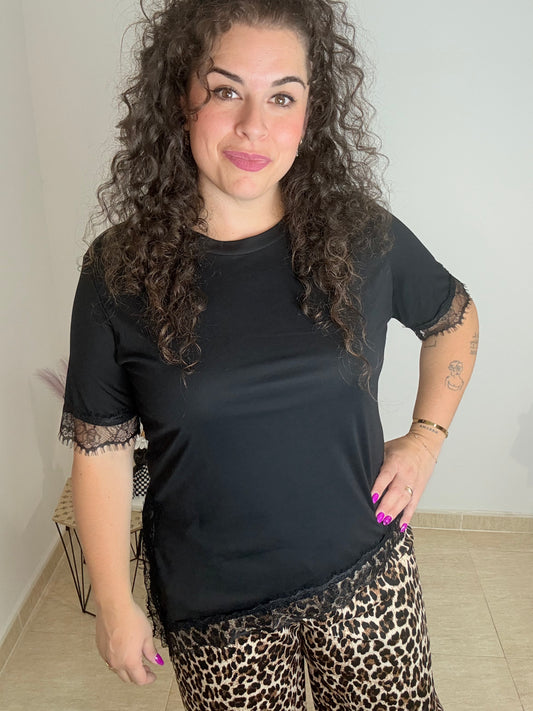 CAMISETA ENCAJE