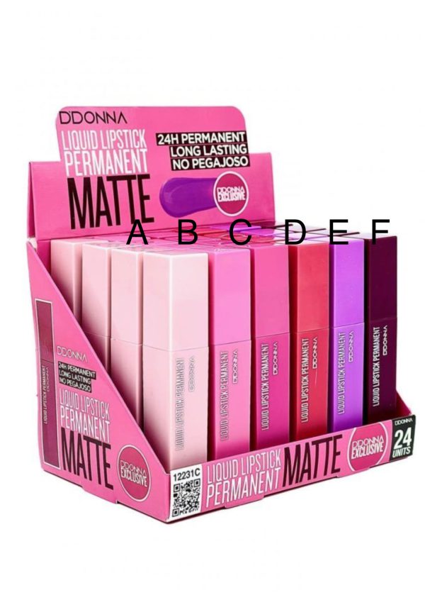 LIPSTIKC MATTE PERMANENTE 24h